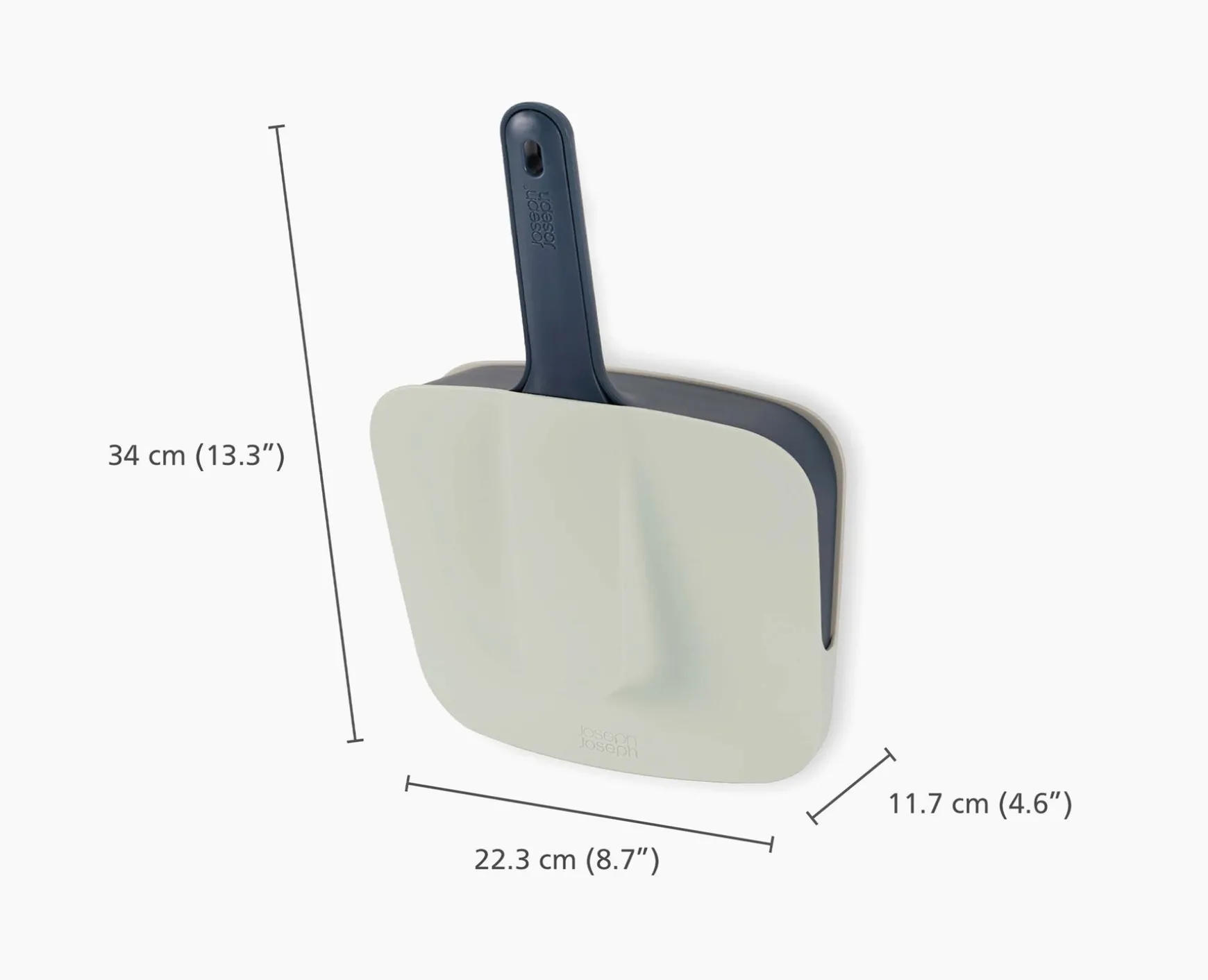 Joseph Joseph CleanStore Wall-mounted Dustpan & Brush- Dustpans, Brushes & Brooms
