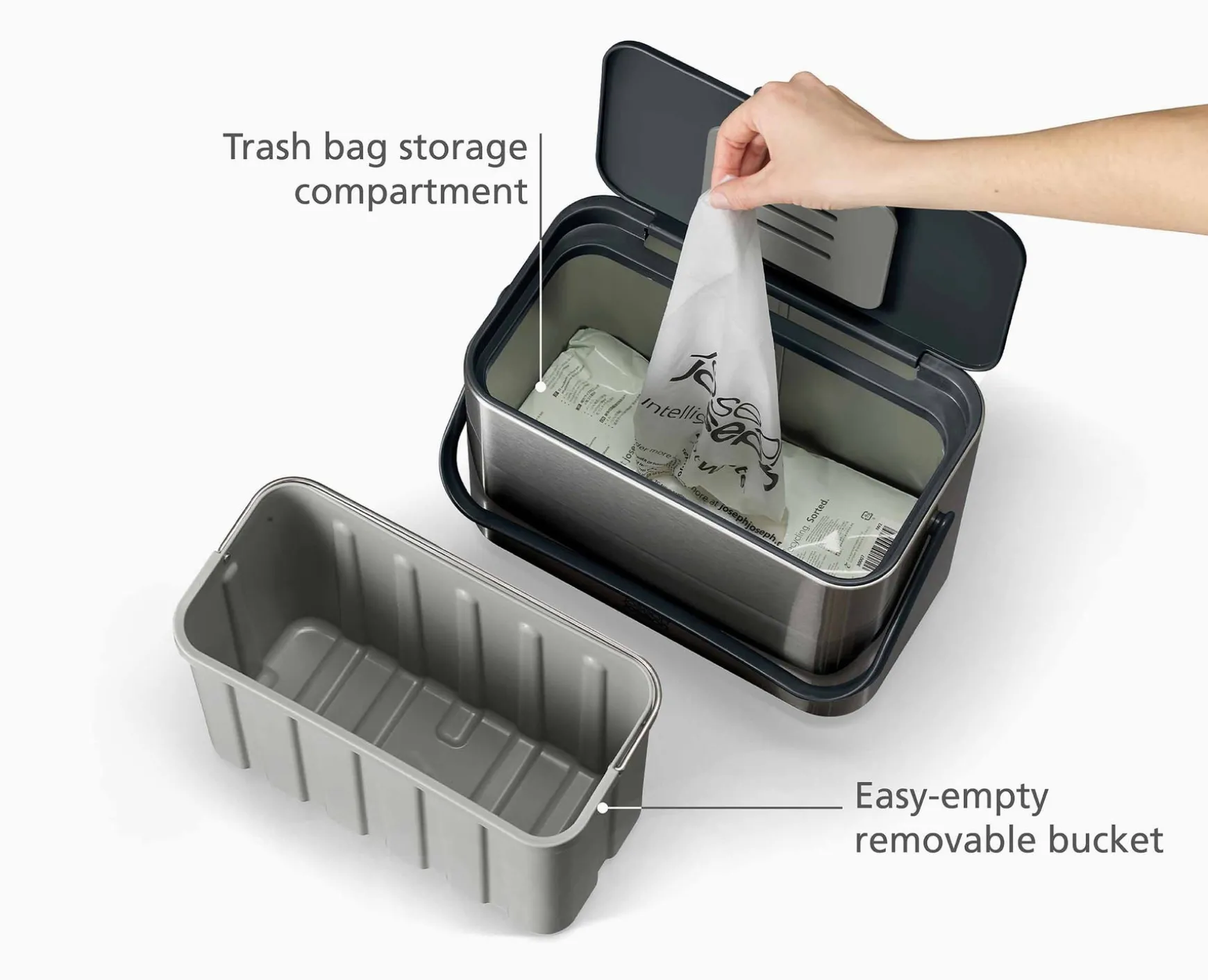 Joseph Joseph Collect™ 4L Food Waste Caddy- Food Waste Caddies