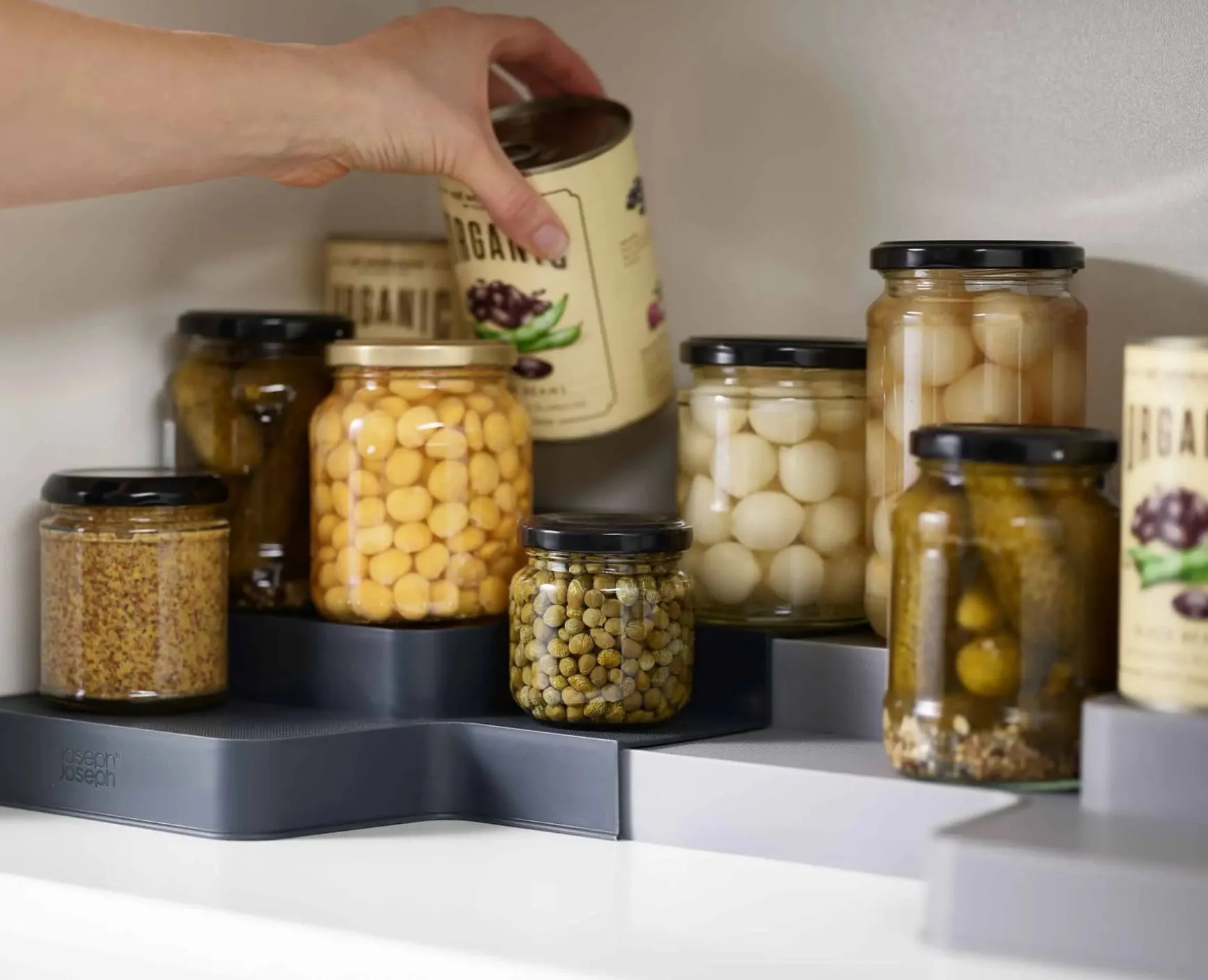 Joseph Joseph CupboardStore™ Expandable Tiered Organizer- Pantry Organization