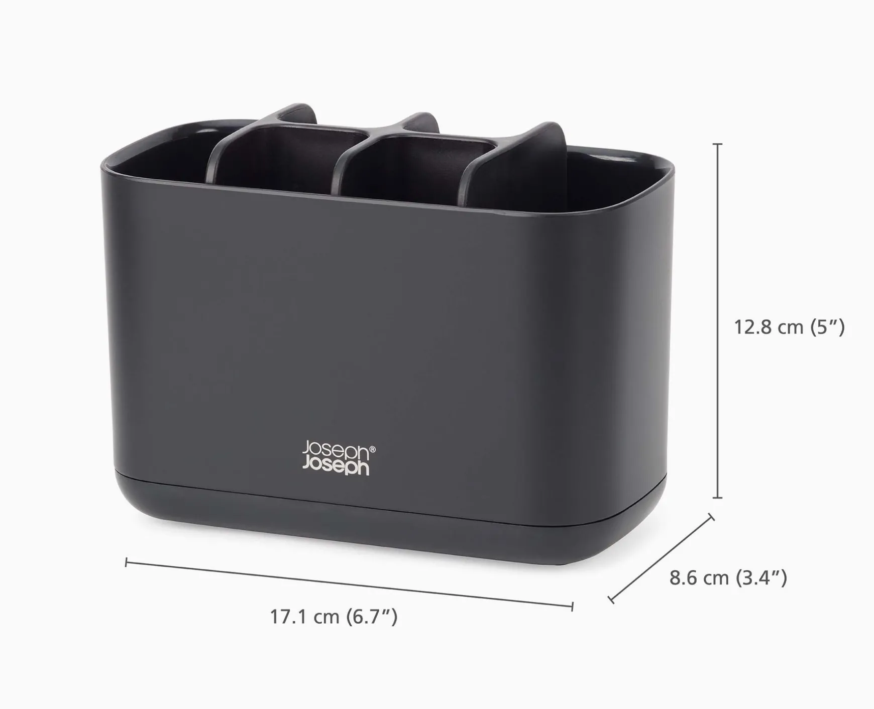 Joseph Joseph EasyStore™ Large Matt Toothbrush Holder- Toothbrush Holders