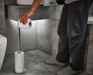 Joseph Joseph EasyStore™ Luxe 2-in-1 Toilet Paper Stand- Toilet Paper Holders & Toilet Brushes