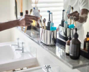 Joseph Joseph EasyStore™ Luxe Large Toothbrush Caddy- Toothbrush Holders