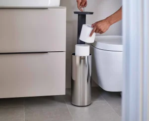 Joseph Joseph Easystore™ Luxe Concealed Toilet Paper Holder- Toilet Paper Holders & Toilet Brushes