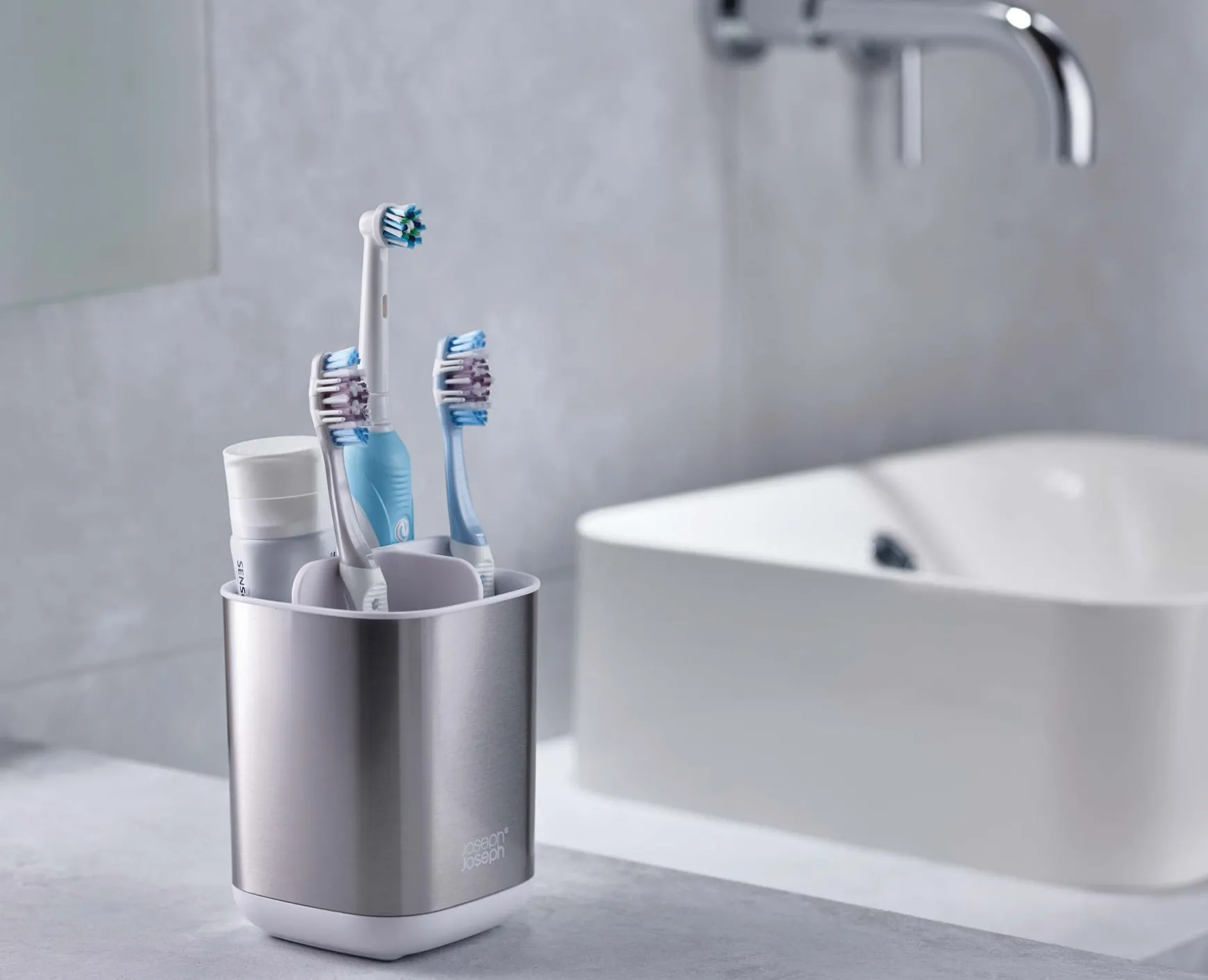 Joseph Joseph EasyStore™ Toothbrush Holder- Toothbrush Holders