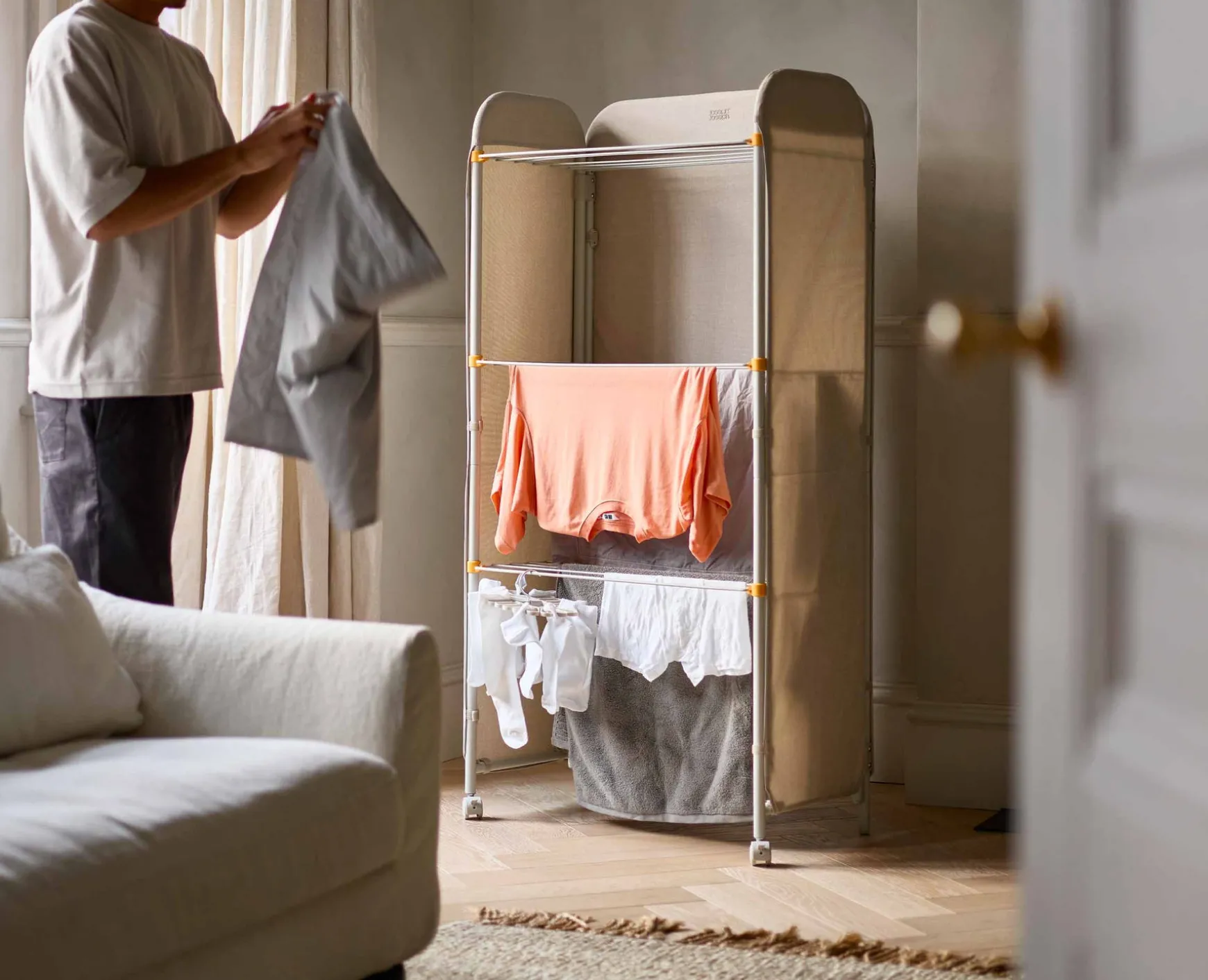 Joseph Joseph Eclipse™ 3-tier Clothes Drying Rack With Screen- New Clothes Drying Racks