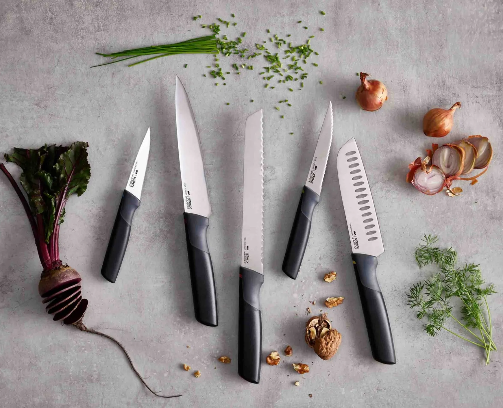 Joseph Joseph Elevate™ Carousel 5-piece Knives Set- Knives, Knife Sets & Scissors