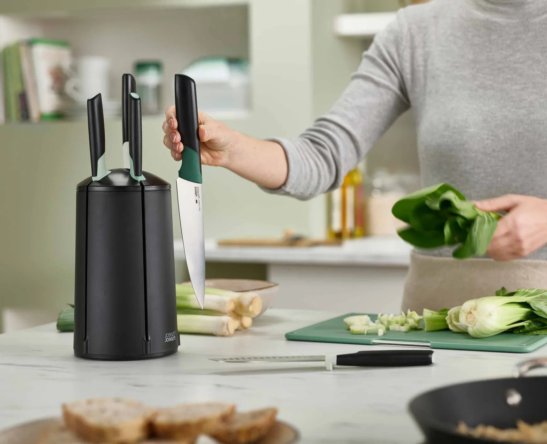 Joseph Joseph Elevate™ Knives Carousel 5-piece Set - Editions- Knives, Knife Sets & Scissors