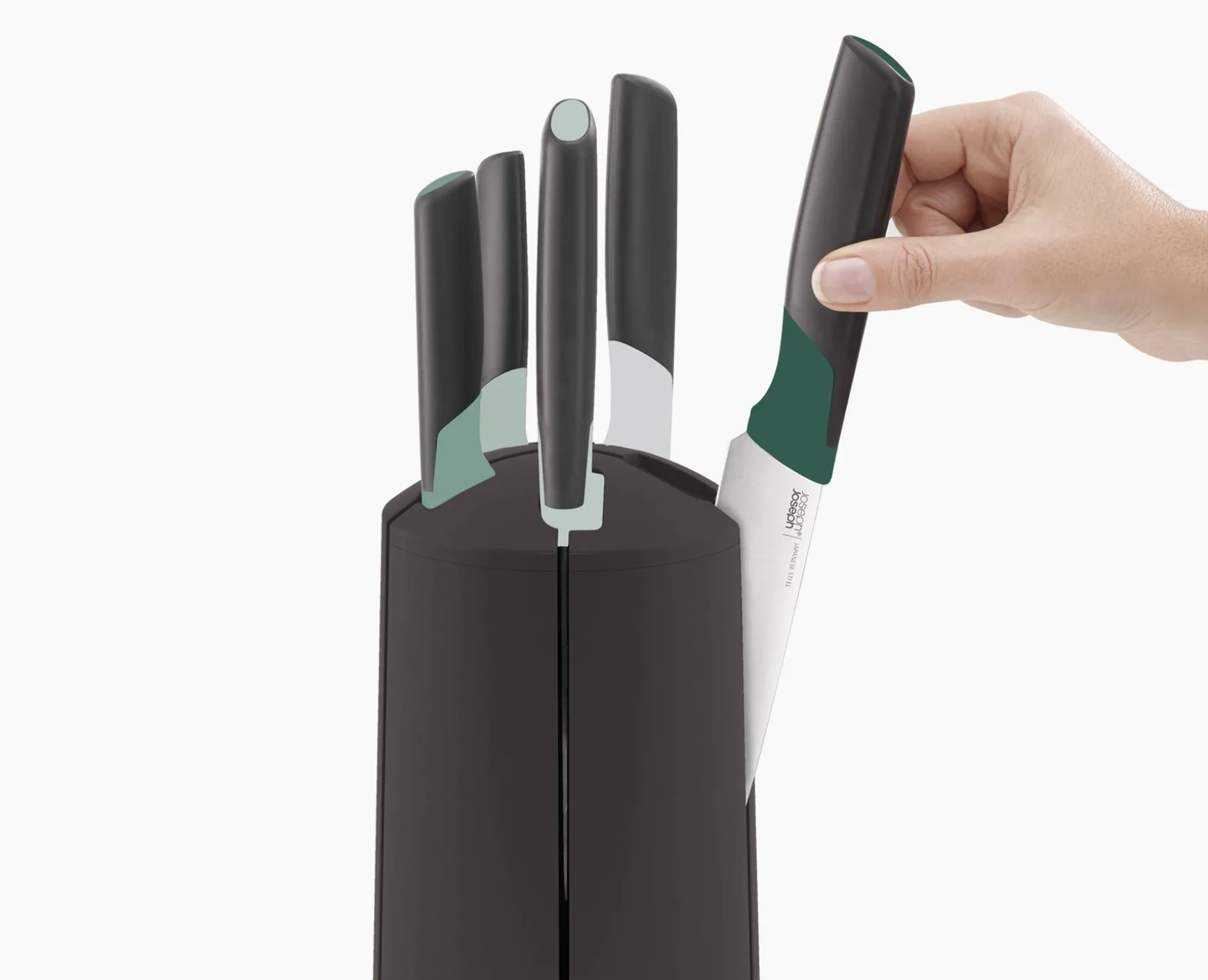 Joseph Joseph Elevate™ Knives Carousel 5-piece Set - Editions- Knives, Knife Sets & Scissors