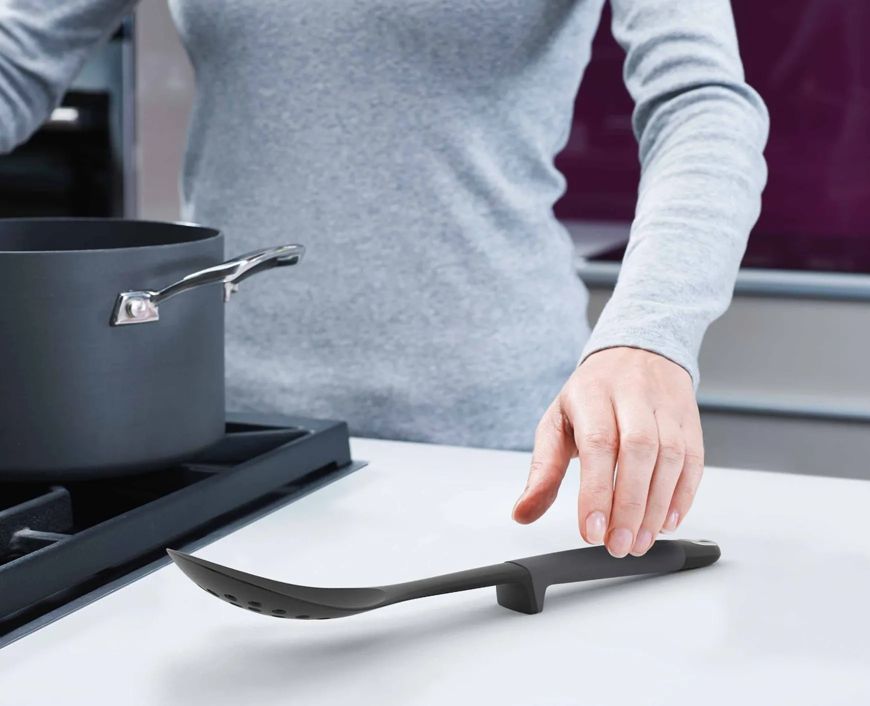 Joseph Joseph Elevate™ 6-piece Utensils Carousel Set with Tongs- Kitchen Utensils & Gadgets