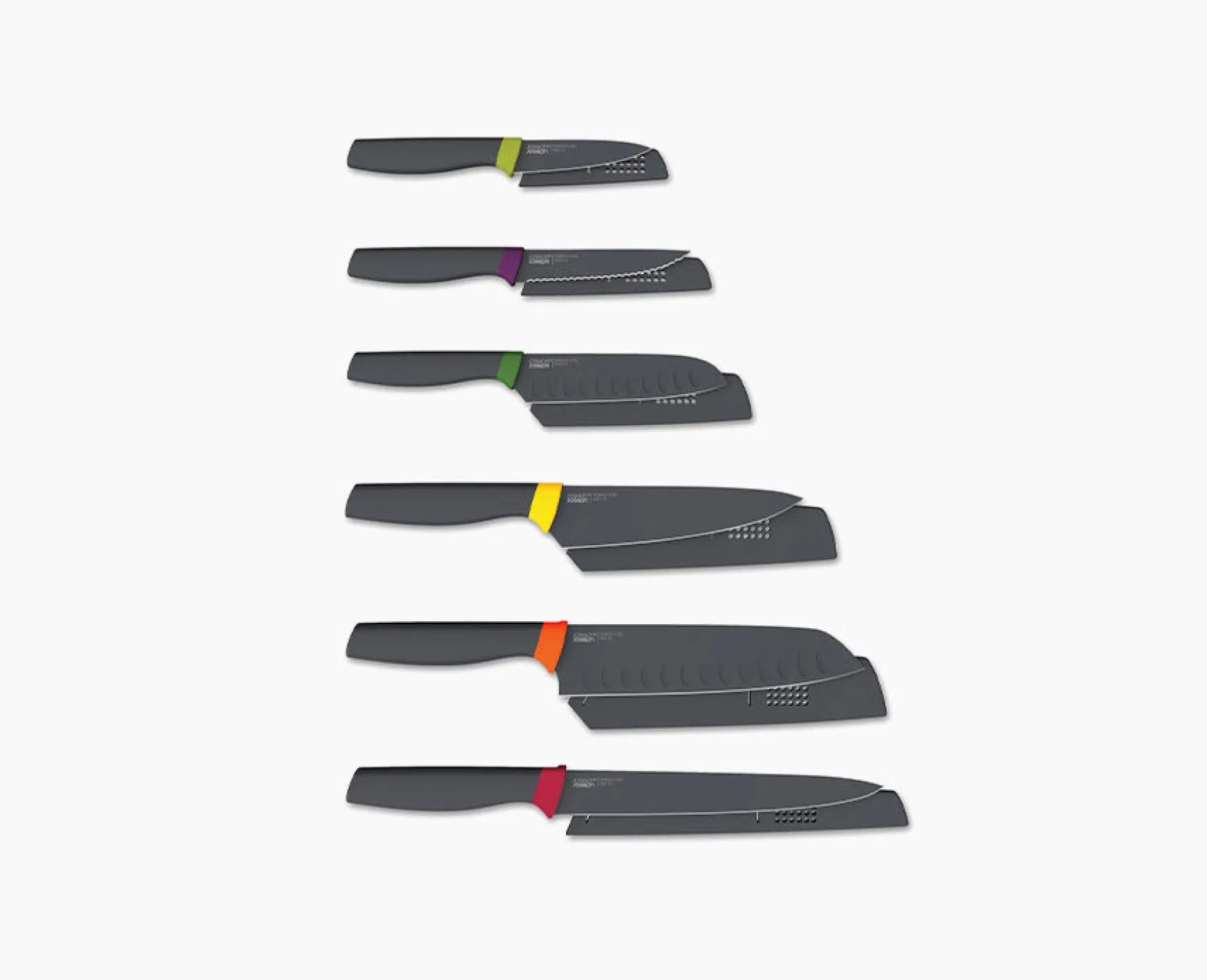 Joseph Joseph Elevate™ 6-piece Multicolor Knives Set- Knives, Knife Sets & Scissors