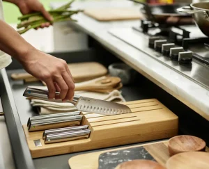 Joseph Joseph Elevate™ Steel Knife Set with In-drawer Storage Tray- Knives, Knife Sets & Scissors