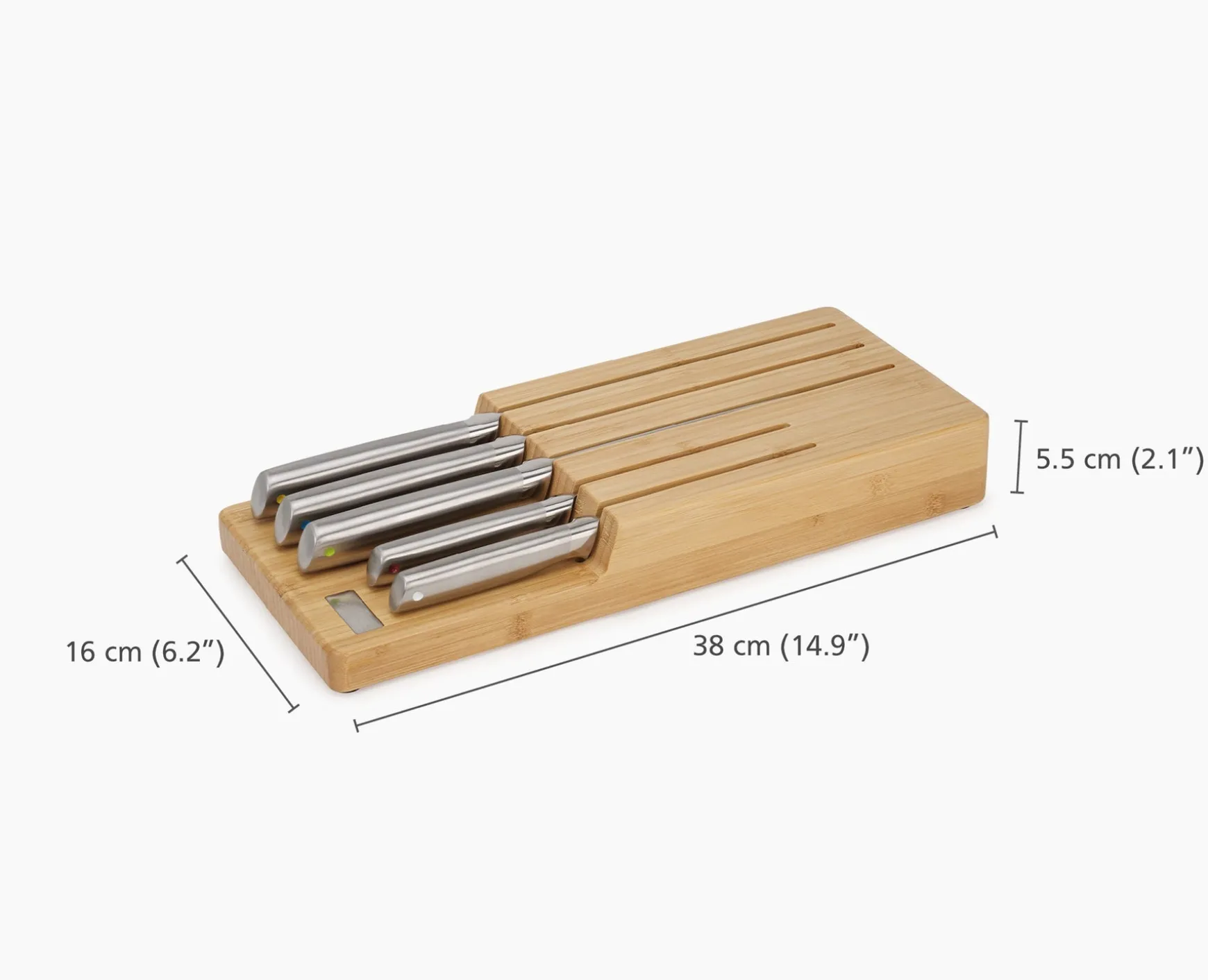 Joseph Joseph Elevate™ Steel Knife Set with In-drawer Storage Tray- Knives, Knife Sets & Scissors