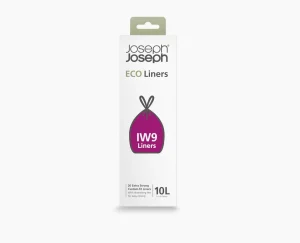 Joseph Joseph IW9 10L Custom-fit Recycled Trash Bags- Trash Bags & Filters