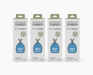 Joseph Joseph IW1 24-36L Recycled Trash Bags - 4 pack- Trash Bags & Filters