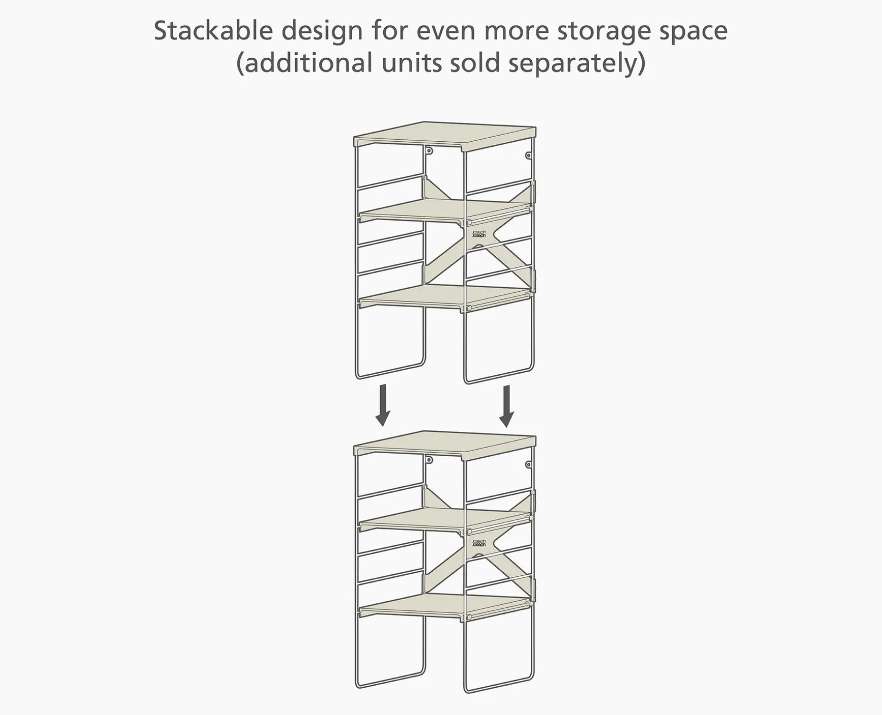Joseph Joseph Level™ Adjustable Shoe Rack- Shoe Racks
