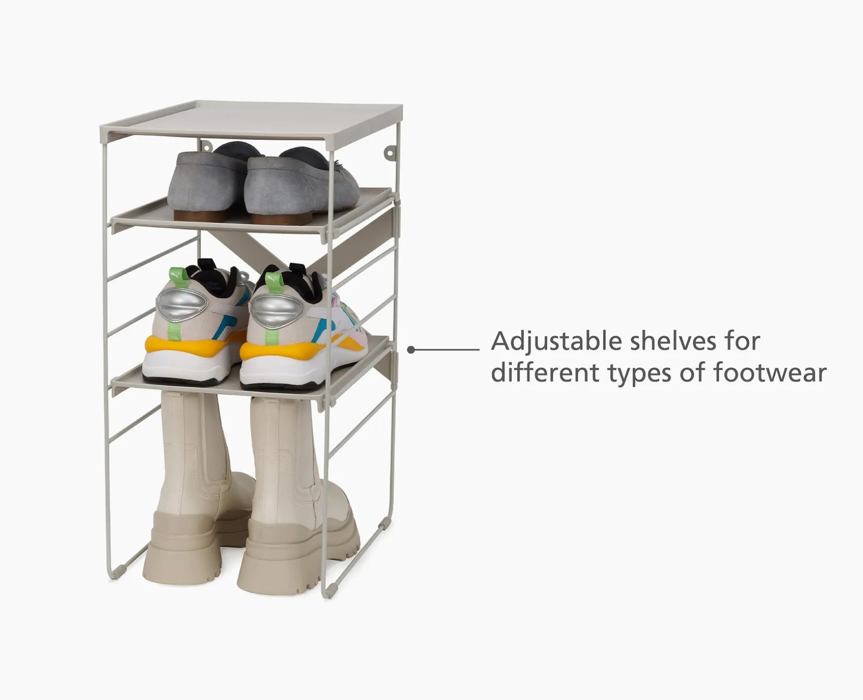 Joseph Joseph Level™ Adjustable Shoe Rack- Shoe Racks