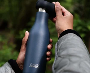Joseph Joseph Loop™ 500ml Stainless-steel Vacuum Insulated Water Bottle- Lunch Boxes & Containers