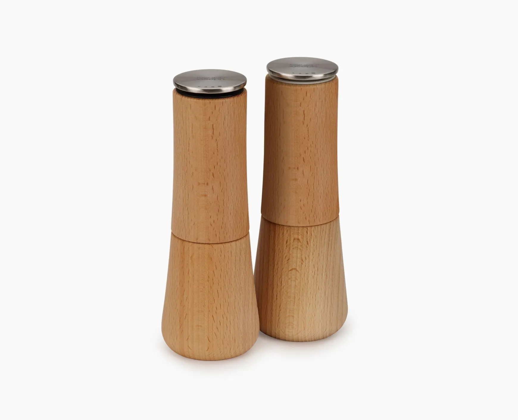 Joseph Joseph Milltop™ Wood 2-piece Salt & Pepper Mill Set- Salt & Pepper Shakers