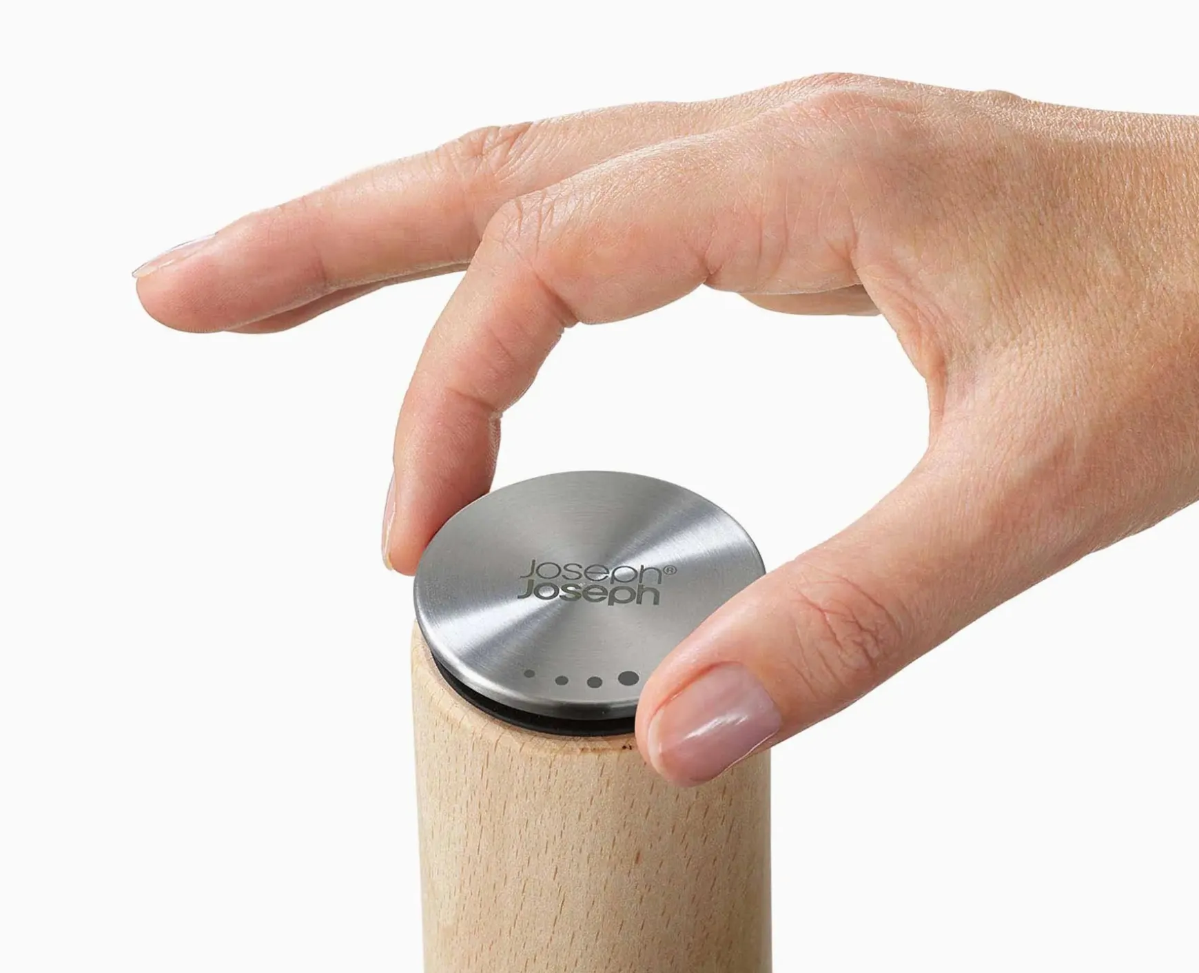 Joseph Joseph Milltop™ Wood 2-piece Salt & Pepper Mill Set- Salt & Pepper Shakers