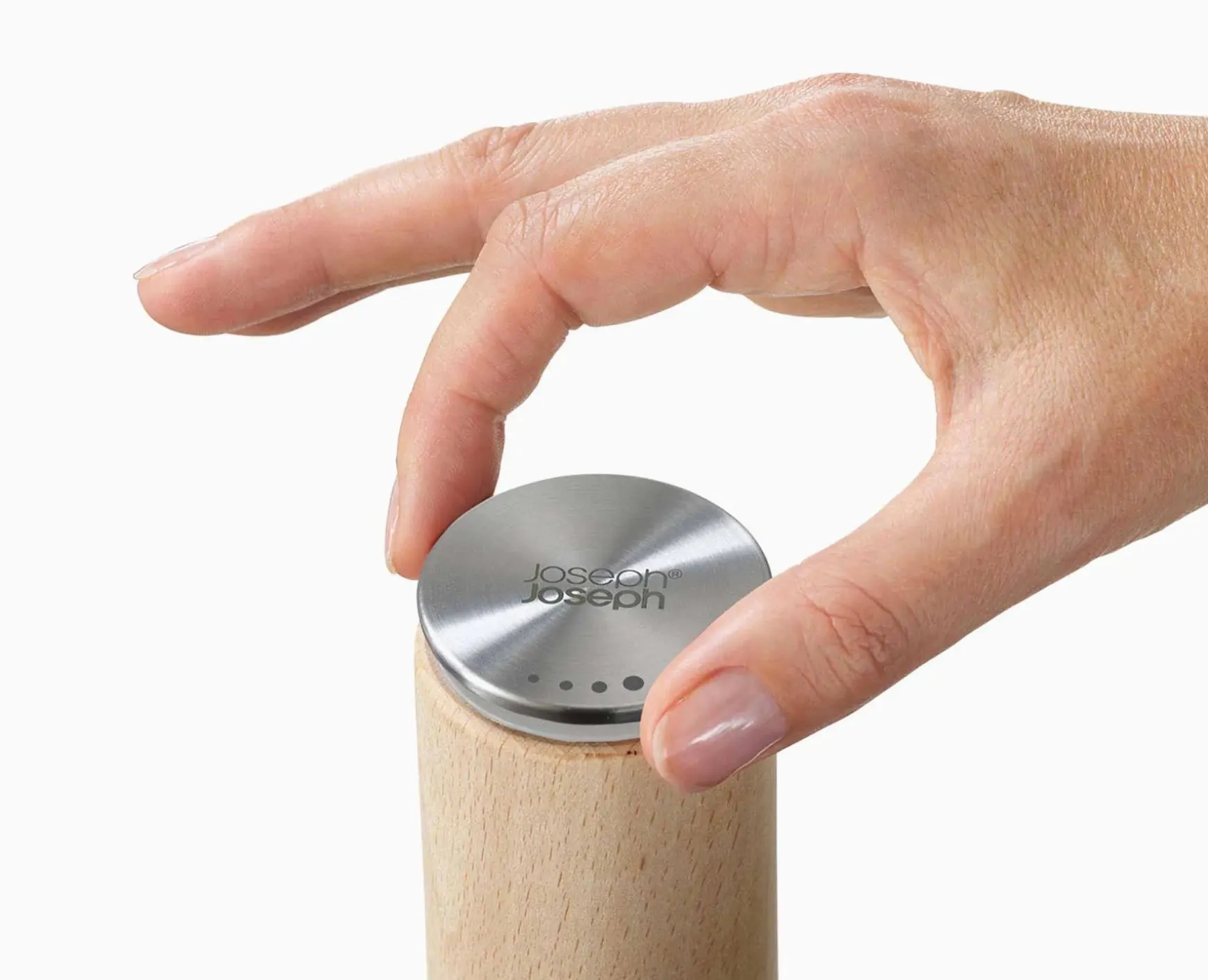 Joseph Joseph Milltop™ Wood Salt Mill- Salt & Pepper Shakers