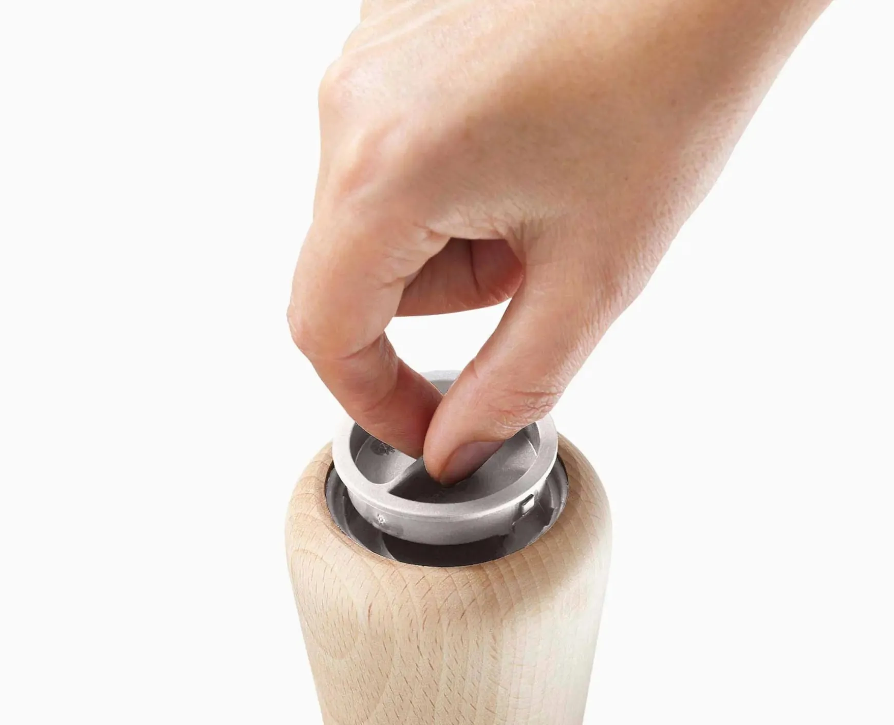 Joseph Joseph Milltop™ Wood Salt Mill- Salt & Pepper Shakers