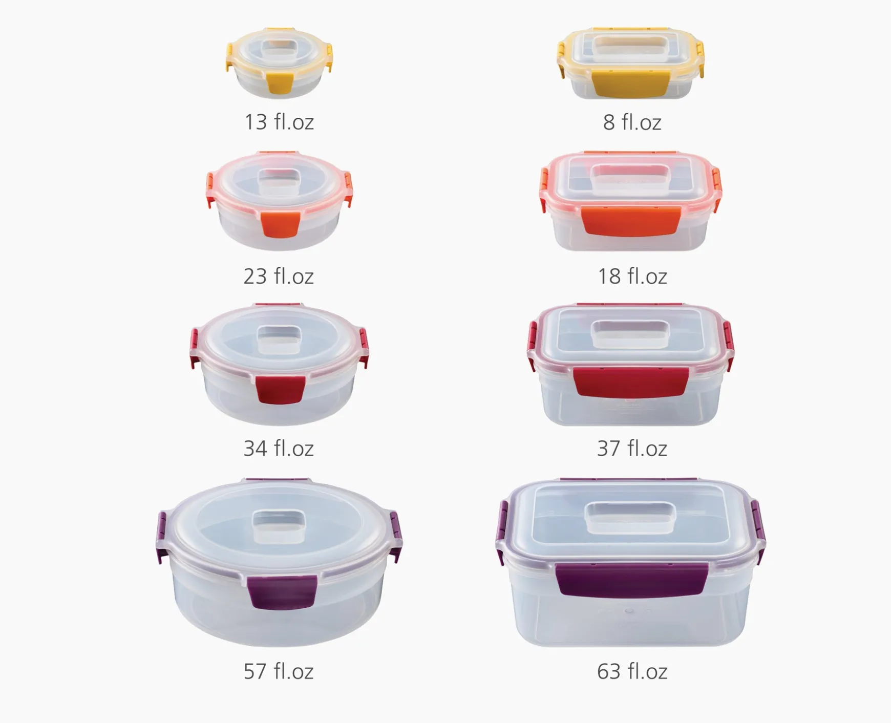 Joseph Joseph Nest™ Lock 16-Piece Mixed Container Set- Lunch Boxes & Containers