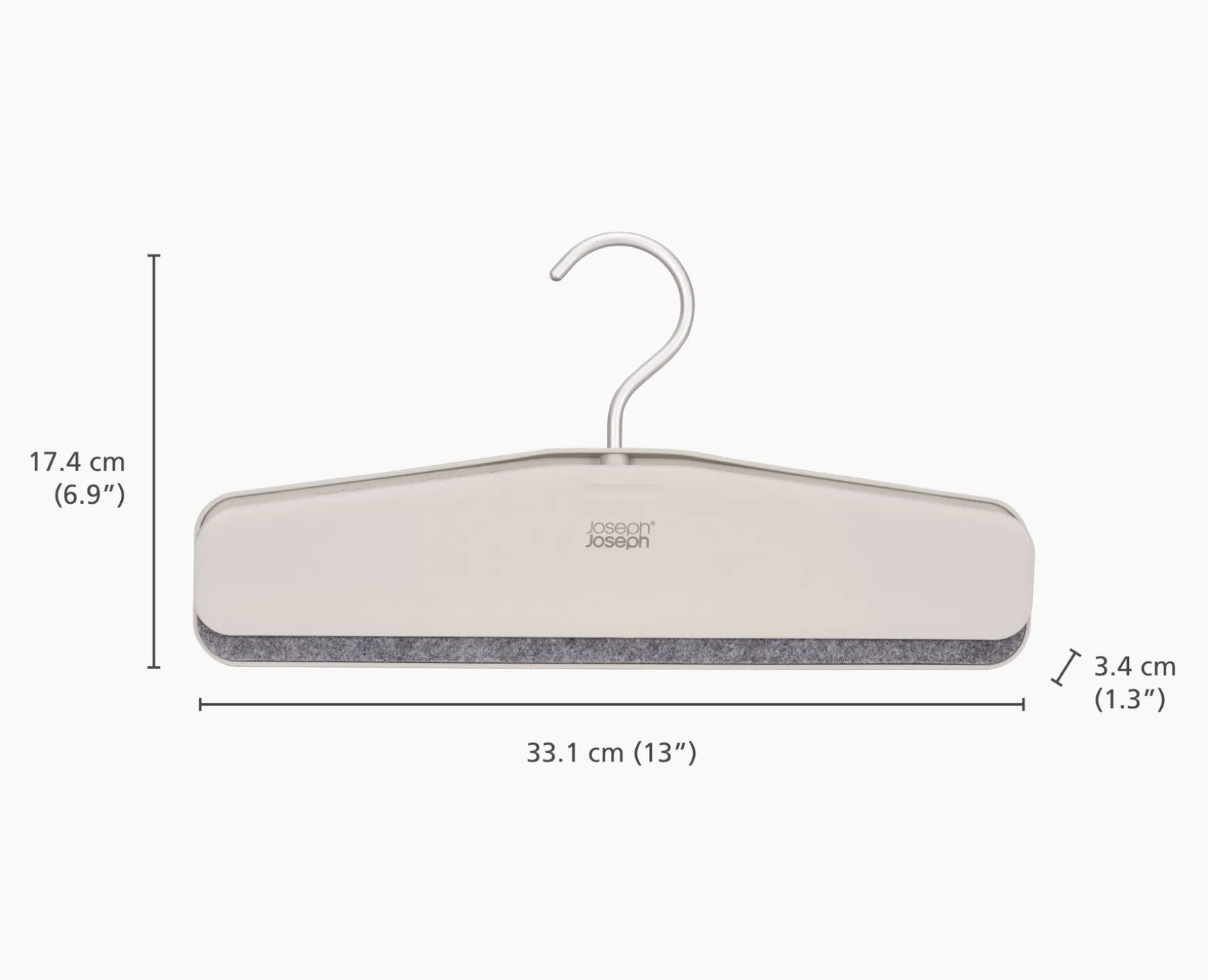 Joseph Joseph Orderly™ Easy-grip Set of 2 Skirt & Pants Hangers- Closet Organization