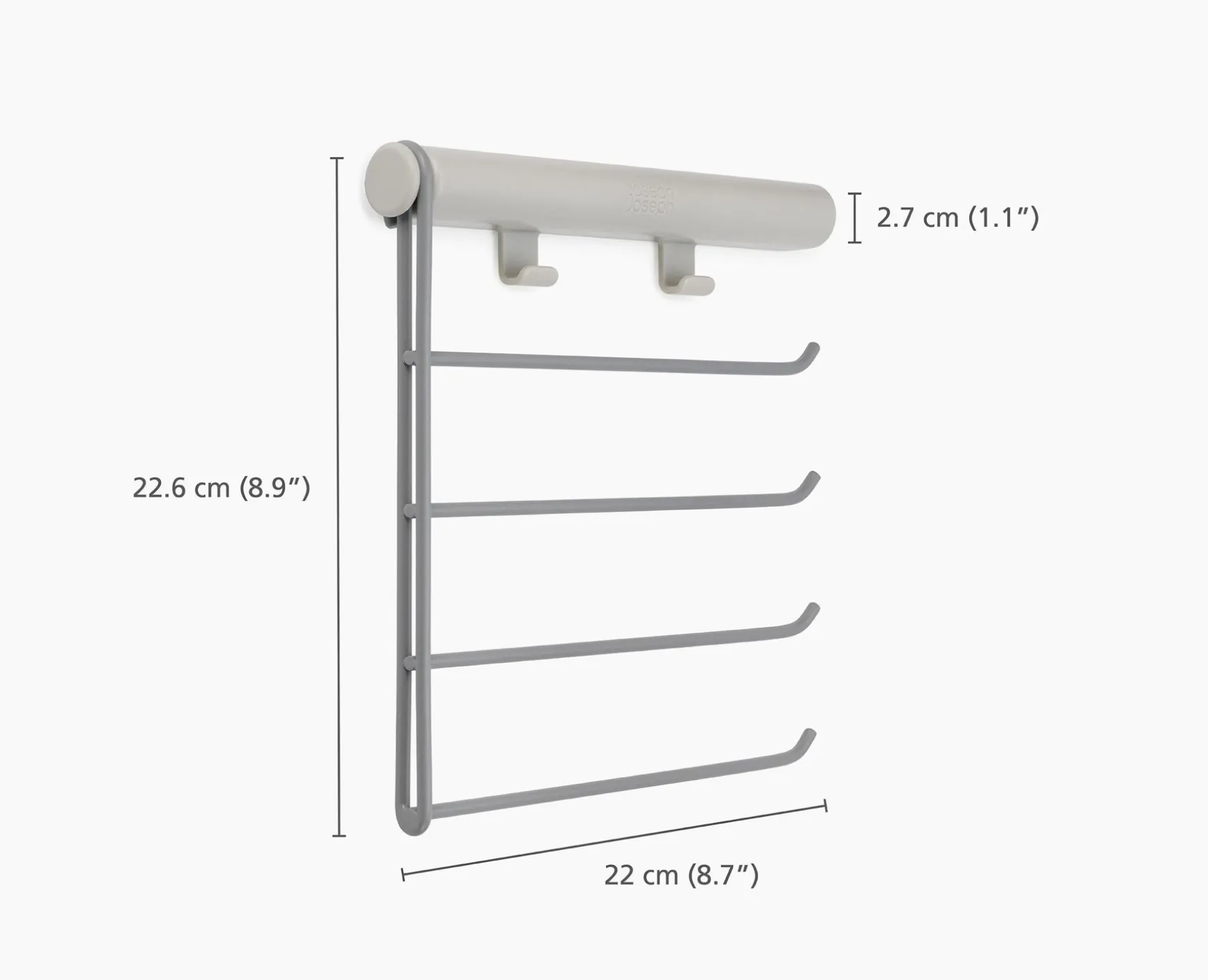 Joseph Joseph Orderly™ Belt, Tie & Scarf Hanging Rack- Closet Organization