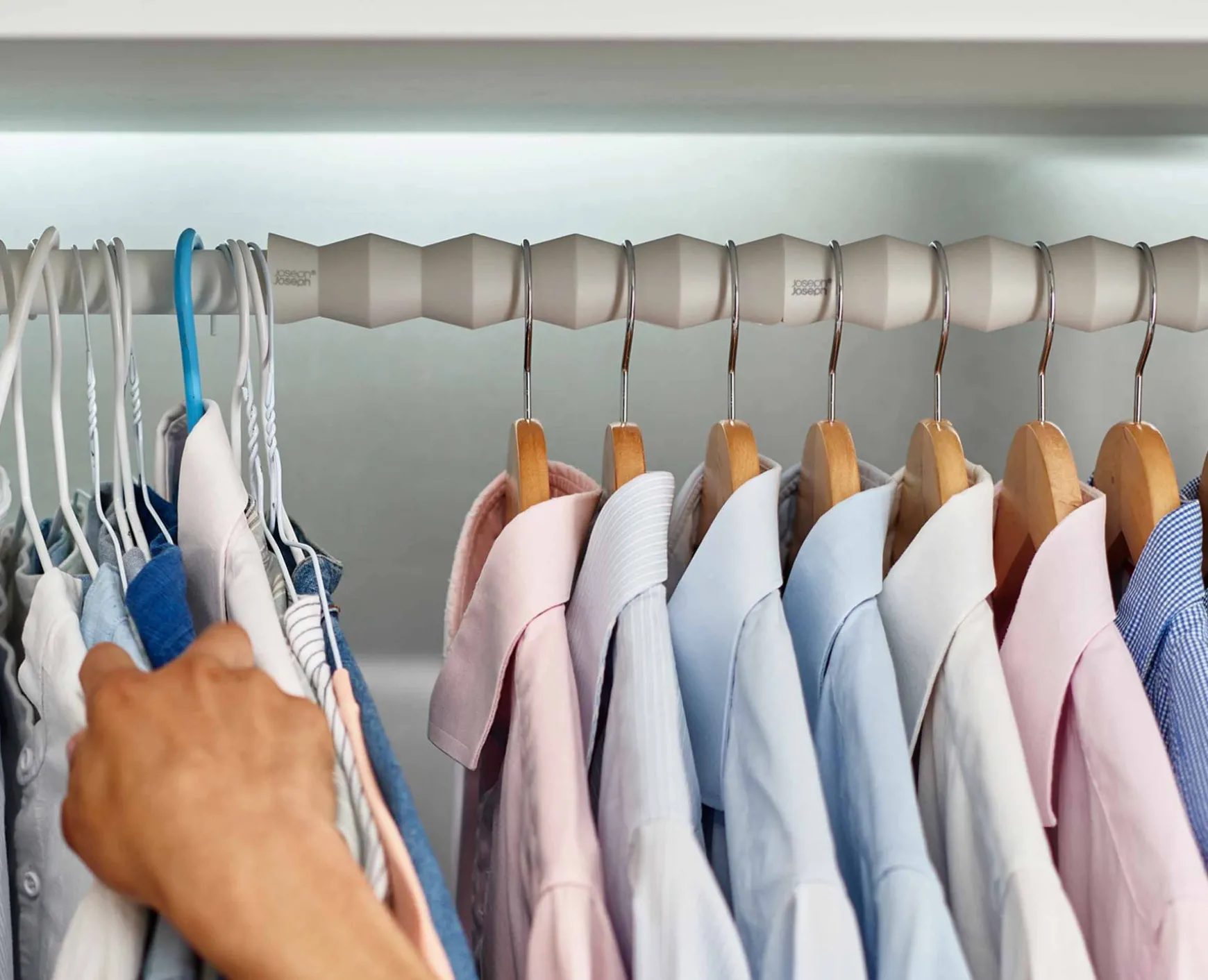 Joseph Joseph Orderly™ Set of 2 Clothes Rail Spacer Set- Closet Organization