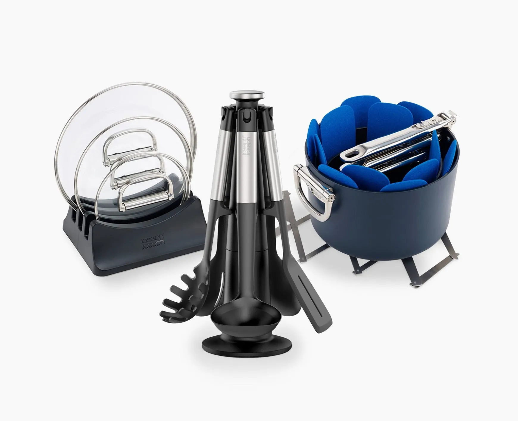 Joseph Joseph 6-piece Saucepan, Trivet & Utensil Set- Kitchen Utensils & Gadgets