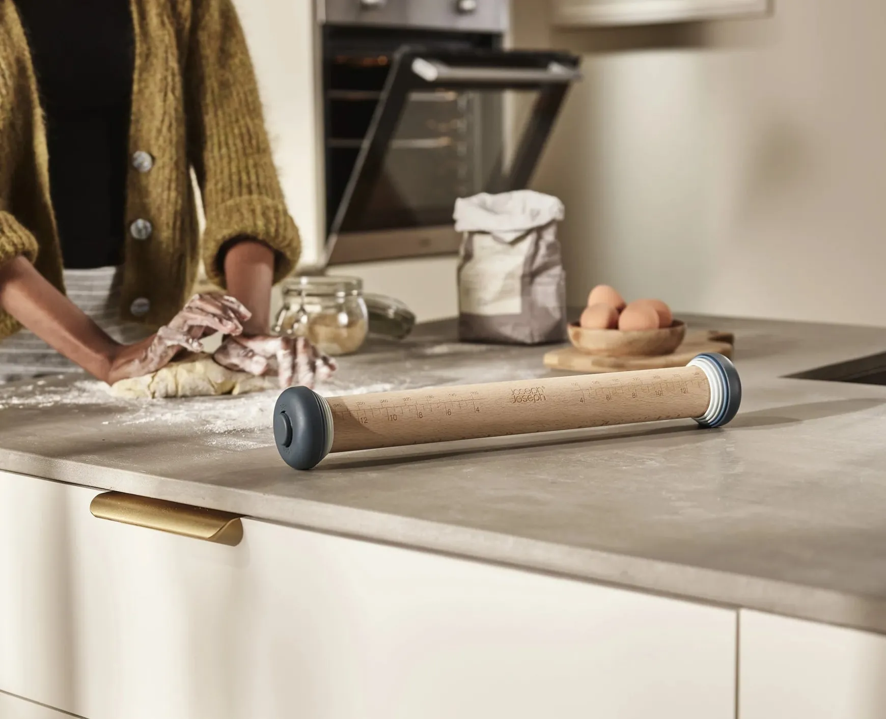 Joseph Joseph PrecisionPin™ Adjustable Rolling Pin- Baking Equipment
