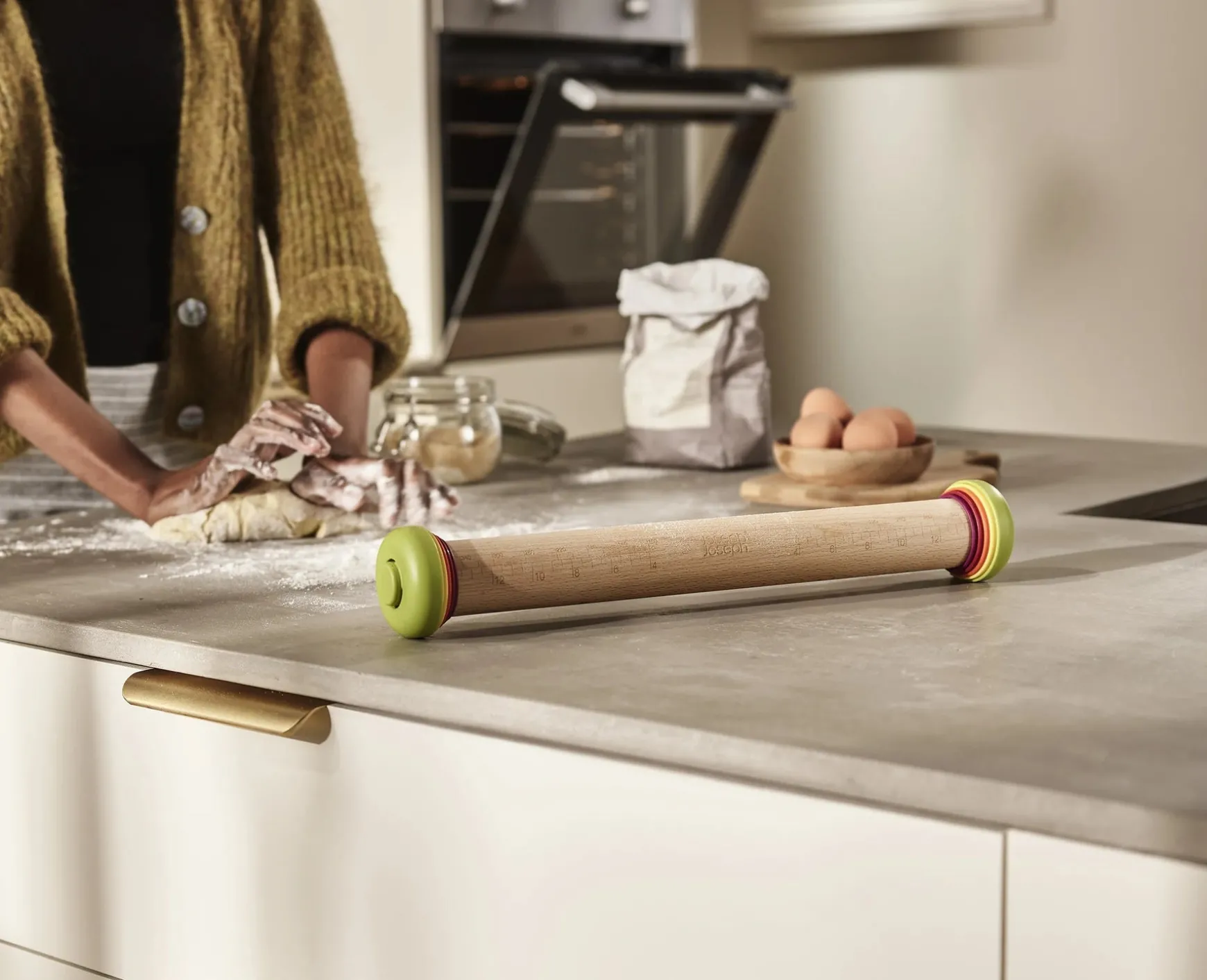 Joseph Joseph PrecisionPin™ Adjustable Rolling Pin- Baking Equipment
