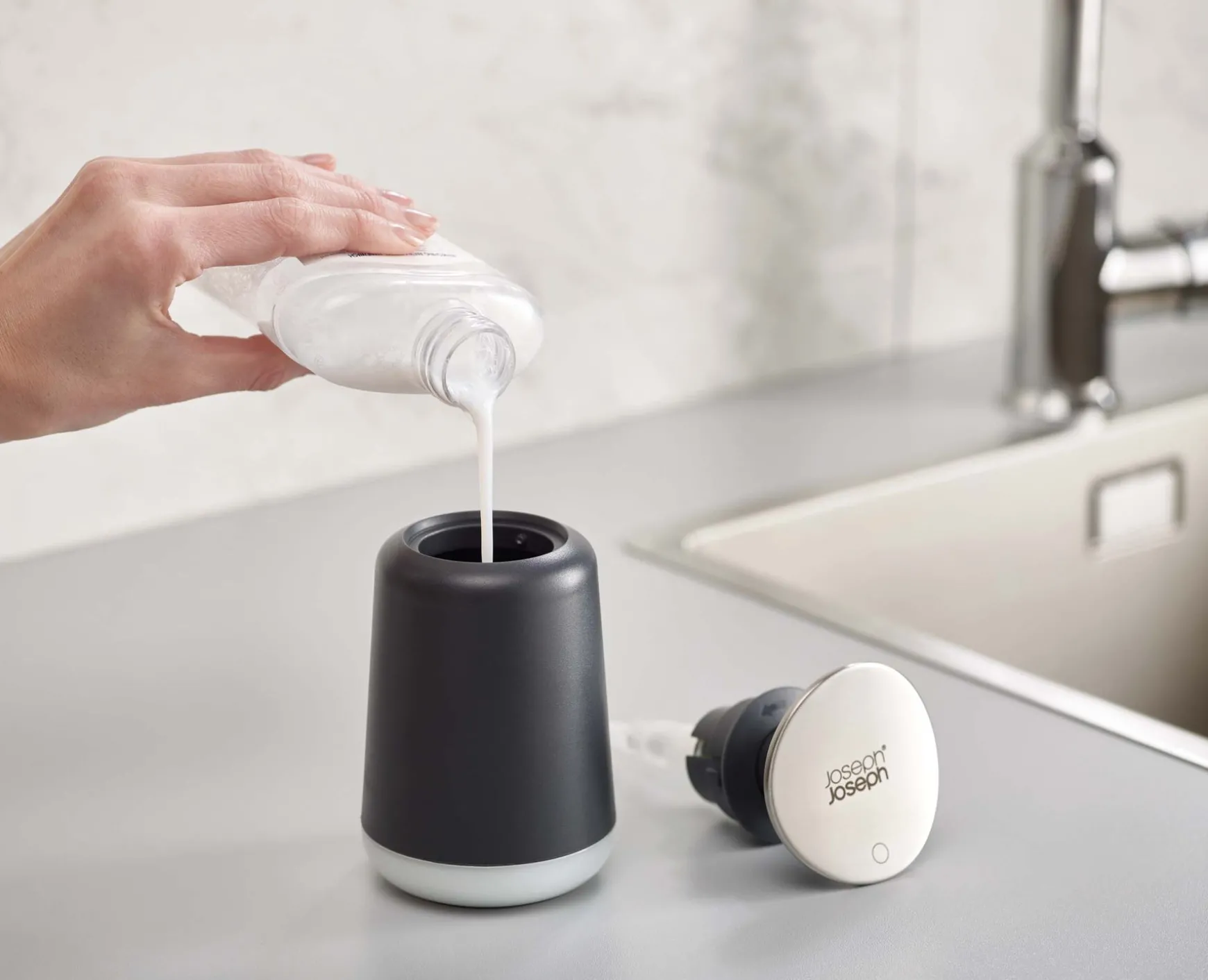 Joseph Joseph Presto™ Hygienic Soap Dispenser- Soap Dishes & Dispensers