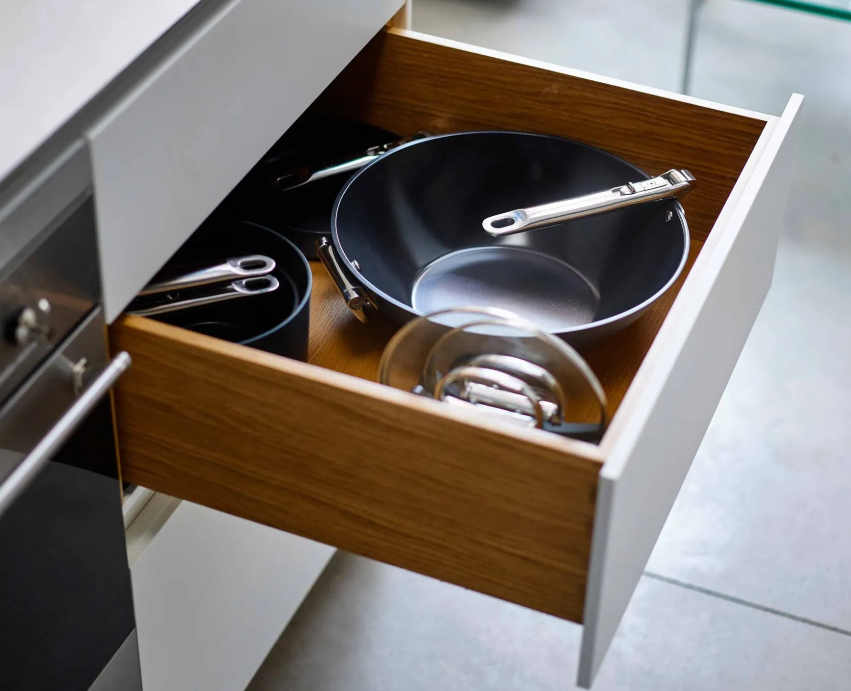 Joseph Joseph Space Folding Handle Ceramic Non-stick 12.5" Wok- Pots & Pans