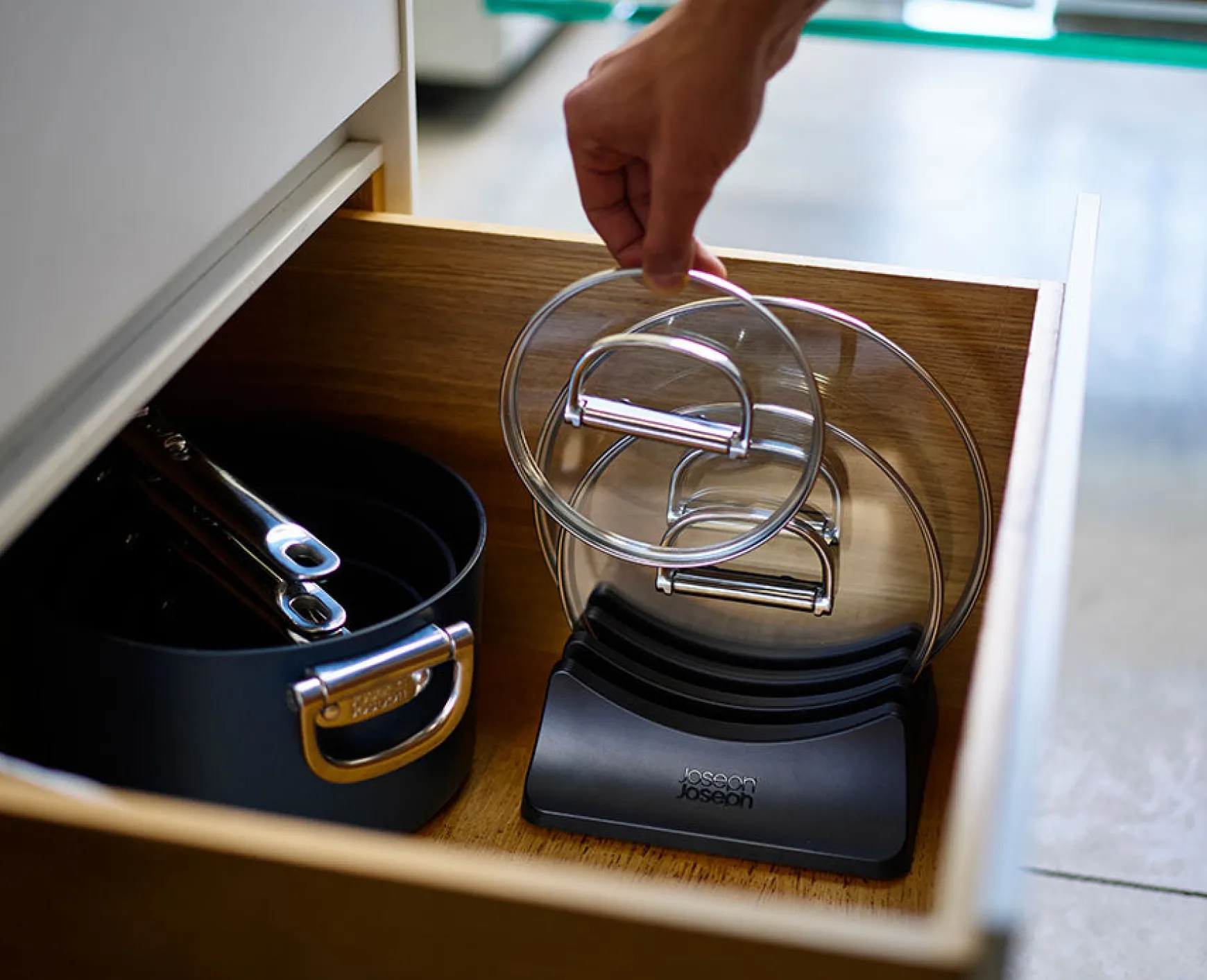 Joseph Joseph Space Saucepan, Trivet & Utensil Set- Kitchen Utensils & Gadgets