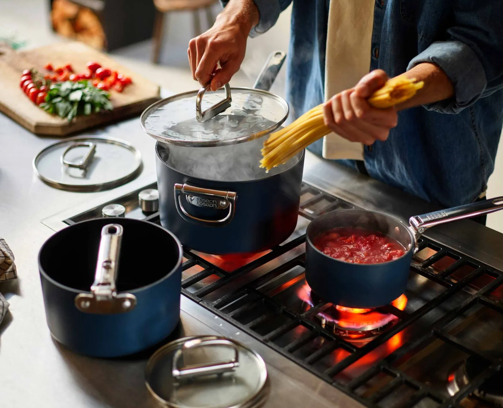 Joseph Joseph Space Saucepan, Trivet & Utensil Set- Kitchen Utensils & Gadgets