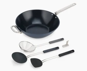 Joseph Joseph Space Wok & Utensil Set- Kitchen Utensils & Gadgets