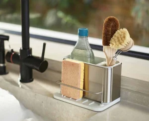 Joseph Joseph Surface™ Stainless-steel Sink Caddy- Sink Caddies & Accessories