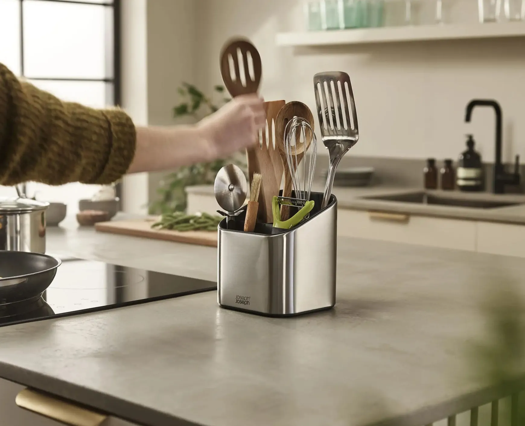 Joseph Joseph Surface™ Tiered Utensil Pot- Kitchen Countertop Organizers