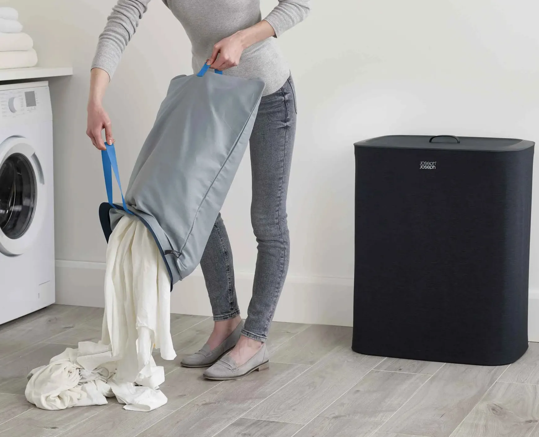 Joseph Joseph Tota 90L Laundry Separation Basket- Laundry Baskets