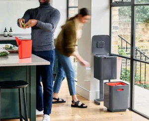 Joseph Joseph Totem Compact 40L Waste & Recycling Bin- Trash Cans
