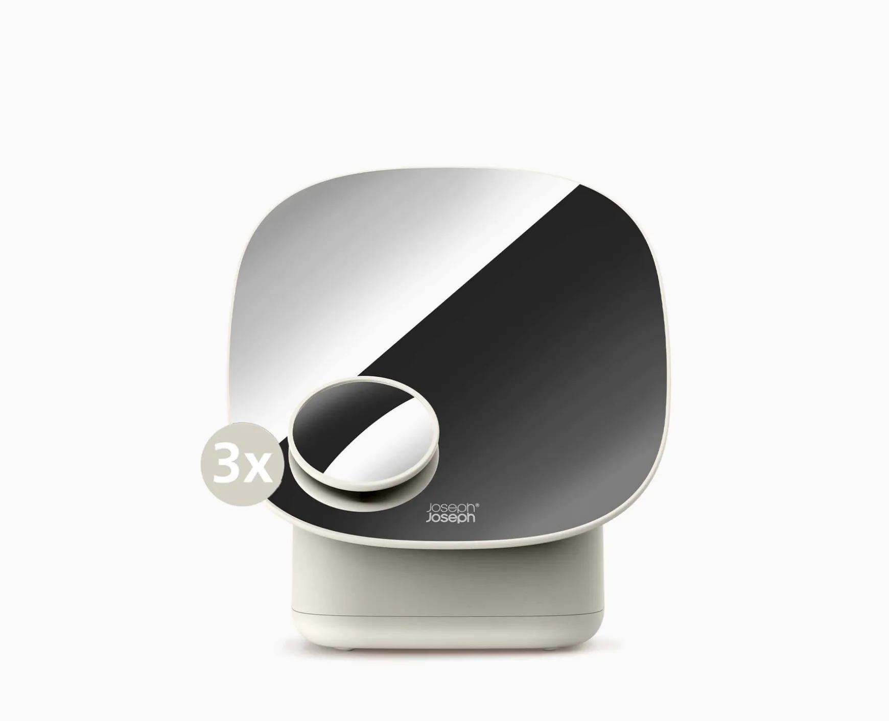 Joseph Joseph Viva Pedestal Mirror with Cosmetic Organizer- Make-Up Organizers | Make-Up Storage